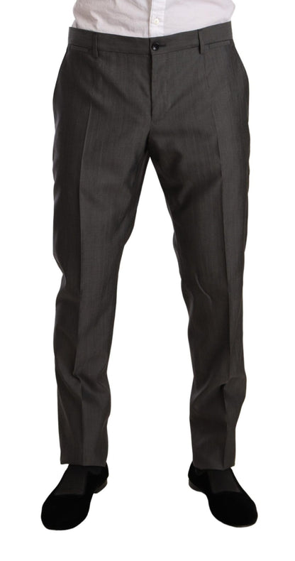 Dolce & Gabbana Elegant Martini Slim - Fit Wool Silk Suit - Sandy Store ByNet