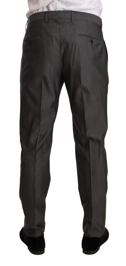 Dolce & Gabbana Elegant Martini Slim - Fit Wool Silk Suit - Sandy Store ByNet