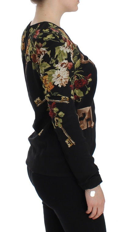 Dolce & Gabbana Elegant Medieval Print Silk Blouse - Sandy Store ByNet