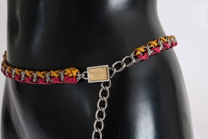 Dolce & Gabbana Elegant Multicolor Crystal - Embellished Belt - Sandy Store ByNet