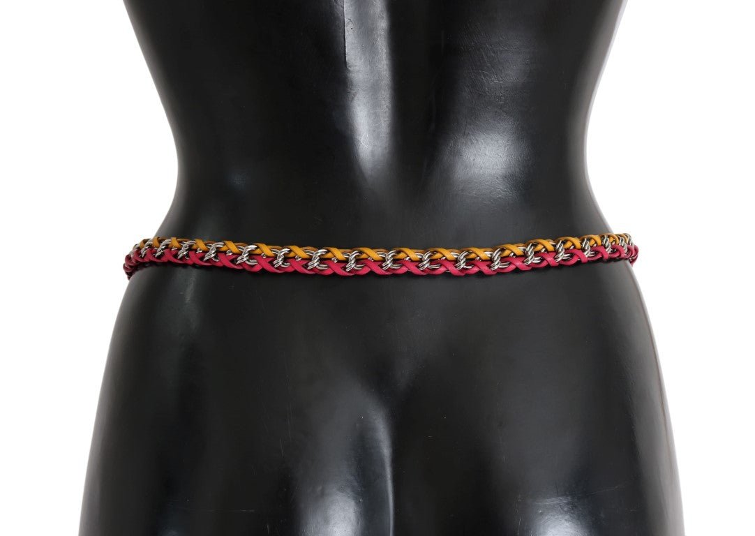 Dolce & Gabbana Elegant Multicolor Crystal - Embellished Belt - Sandy Store ByNet