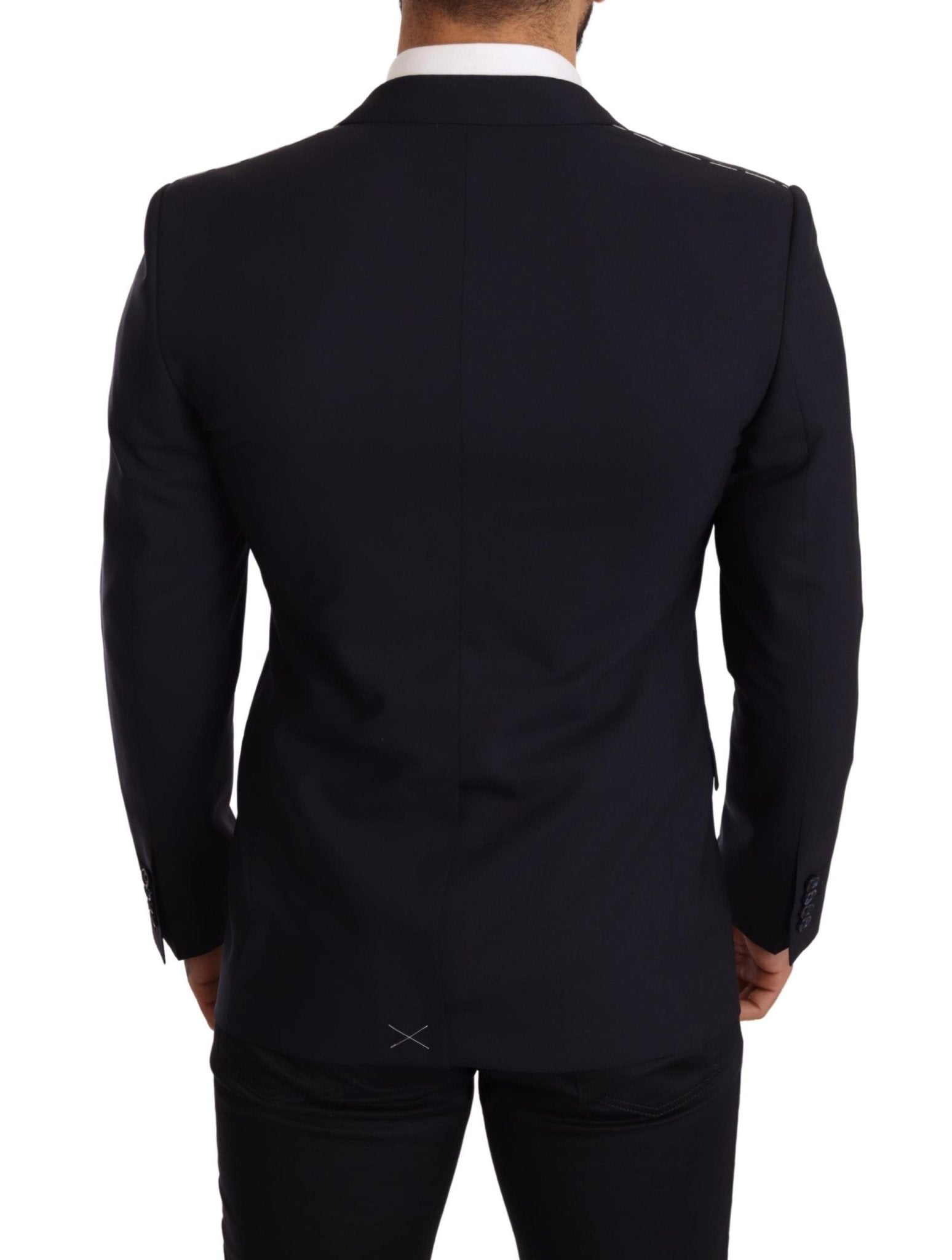 Dolce & Gabbana Elegant Navy Martini Blazer by Renowned Tailors - Sandy Store ByNet