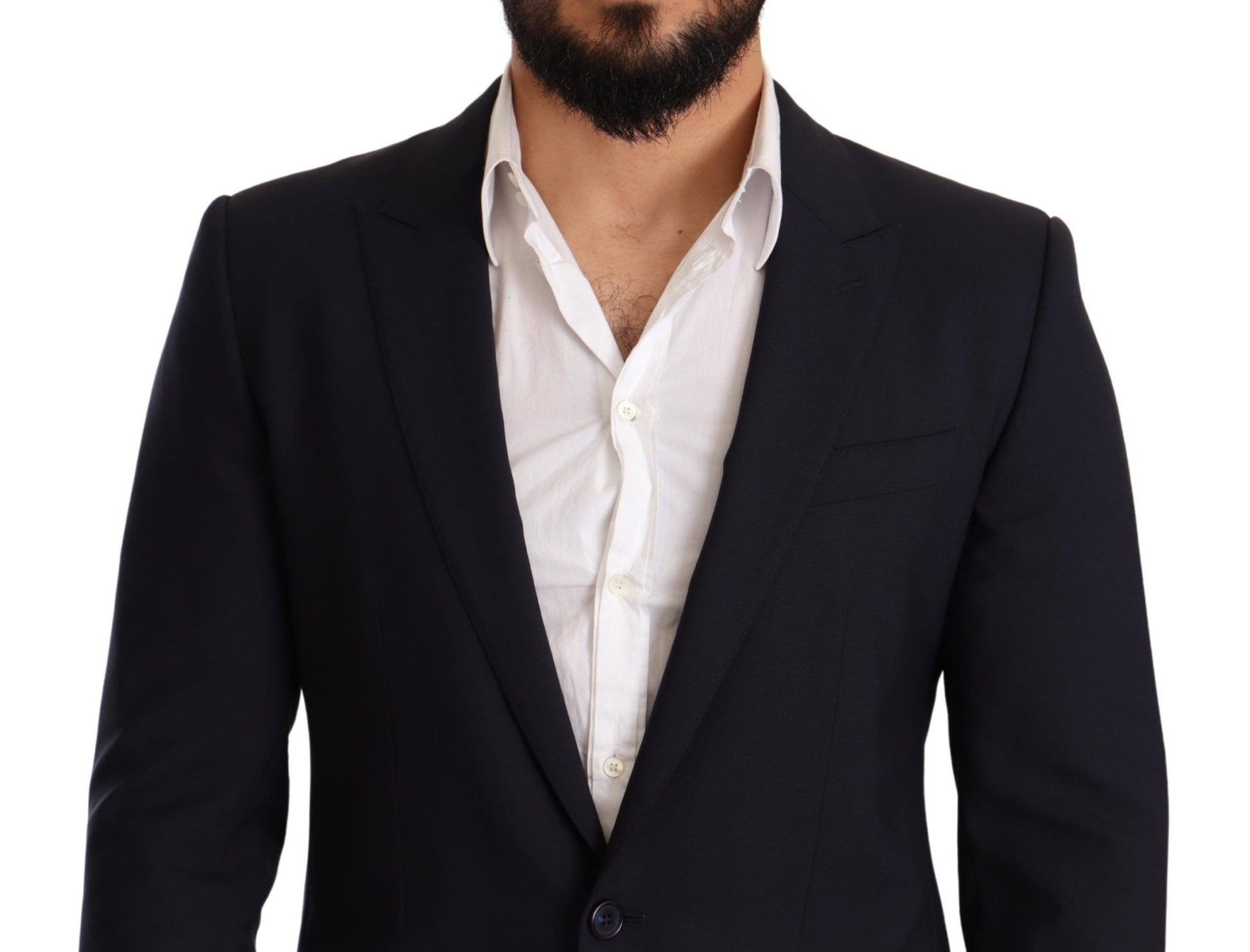 Dolce & Gabbana Elegant Navy Martini Blazer by Renowned Tailors - Sandy Store ByNet
