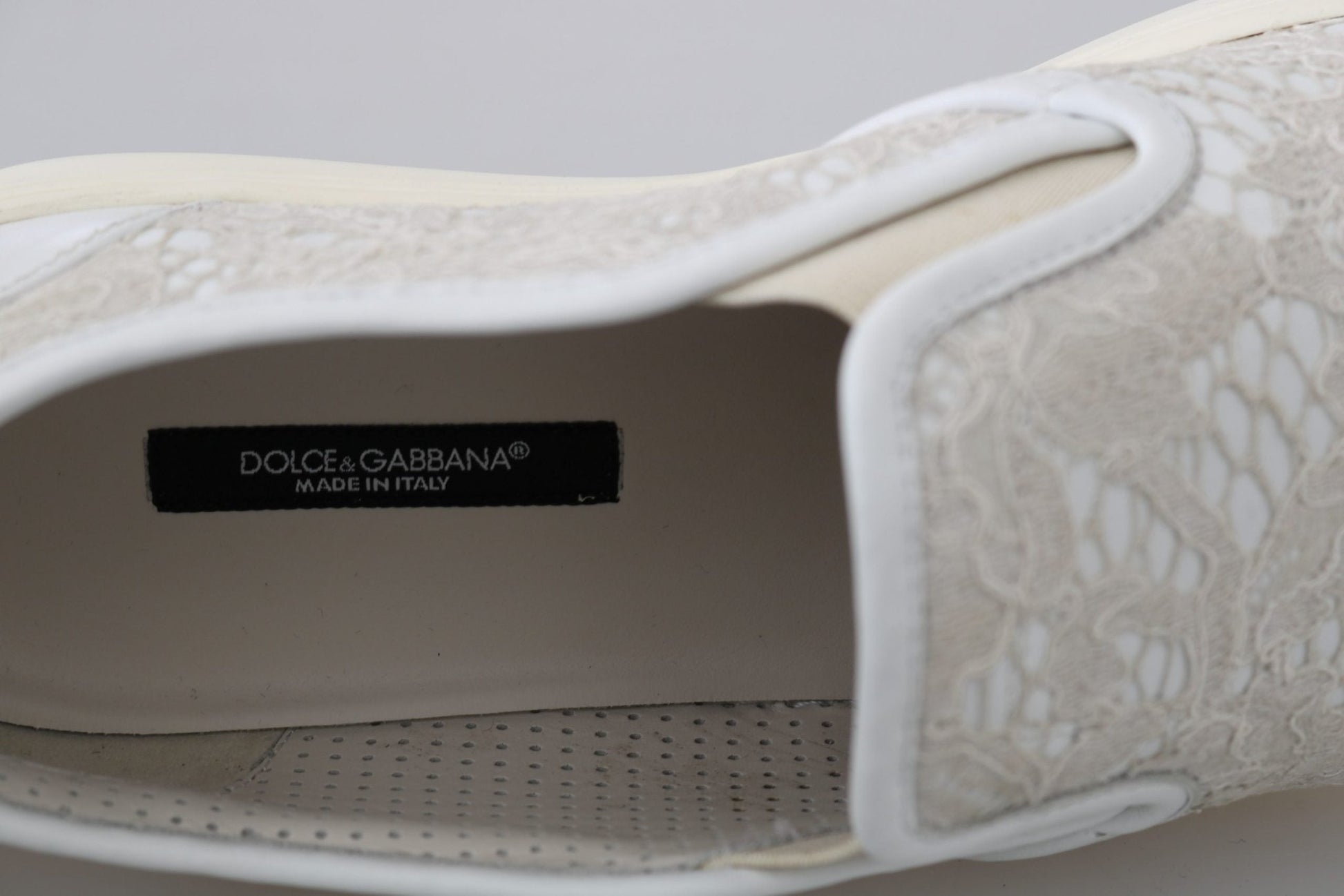 Dolce & Gabbana Elegant Off White Loafers for Ladies - Sandy Store ByNet