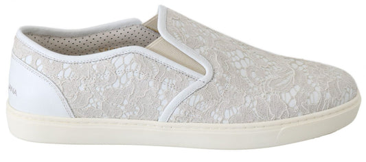 Dolce & Gabbana Elegant Off White Loafers for Ladies - Sandy Store ByNet