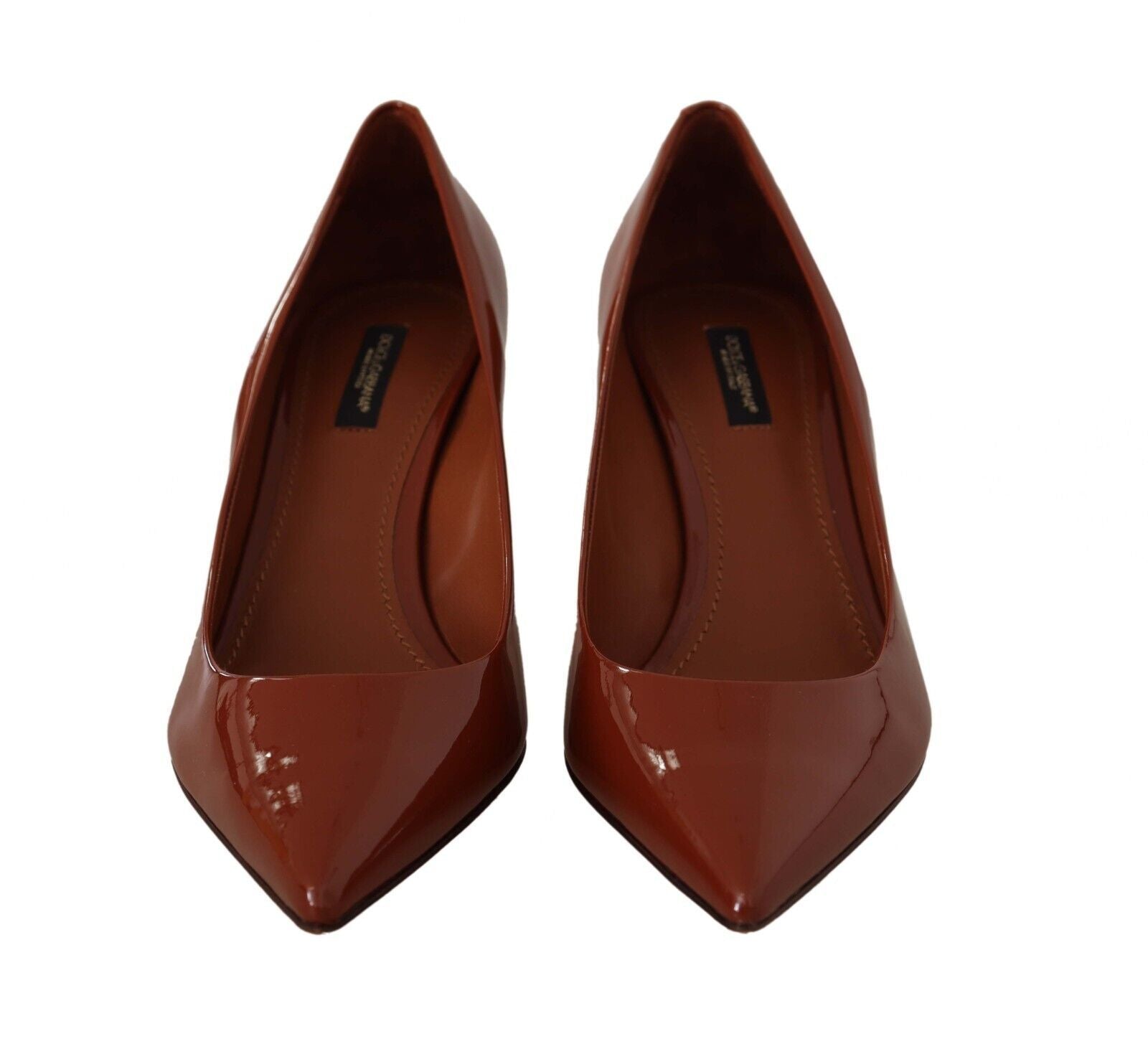 Dolce & Gabbana Elegant Patent Leather Heels Pumps - Sandy Store ByNet
