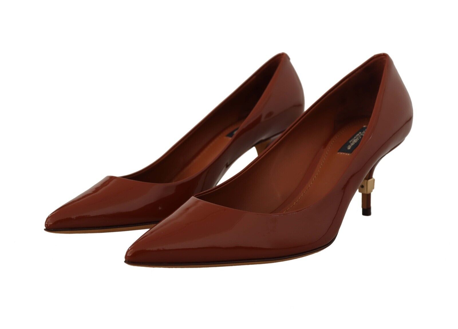Dolce & Gabbana Elegant Patent Leather Heels Pumps - Sandy Store ByNet
