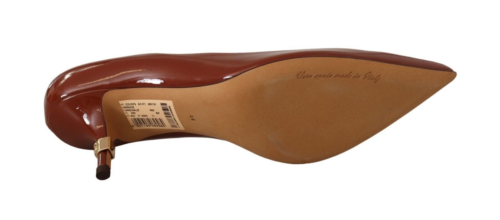 Dolce & Gabbana Elegant Patent Leather Heels Pumps - Sandy Store ByNet