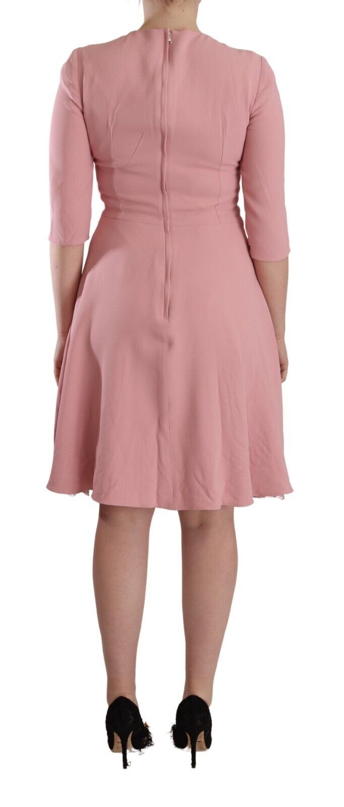Dolce & Gabbana Elegant Pink A - Line Knee Length Dress - Sandy Store ByNet