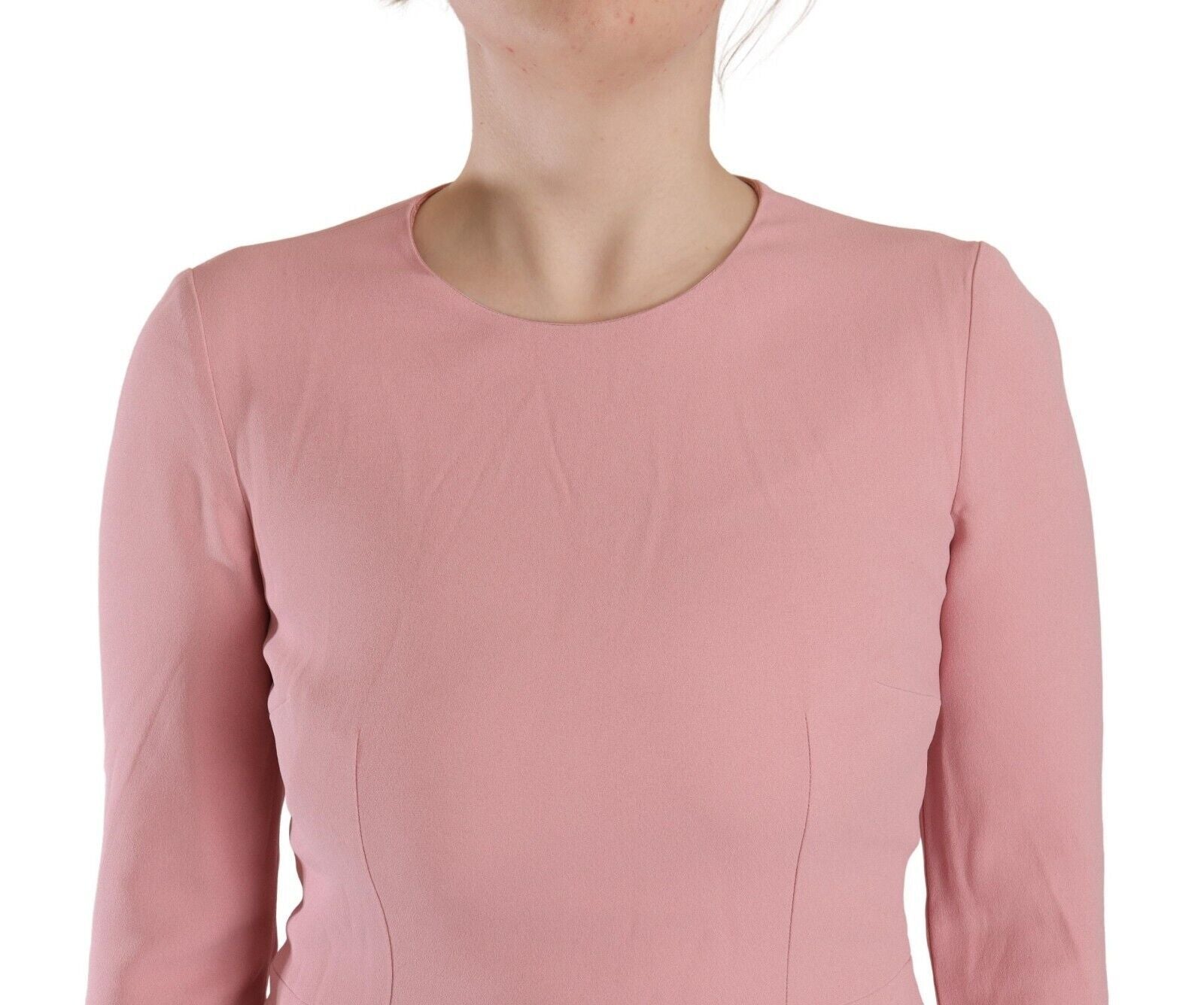 Dolce & Gabbana Elegant Pink A - Line Knee Length Dress - Sandy Store ByNet