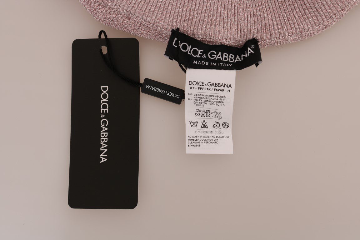 Dolce & Gabbana Elegant Pink Mid - Waist Stretch Pants - Sandy Store ByNet