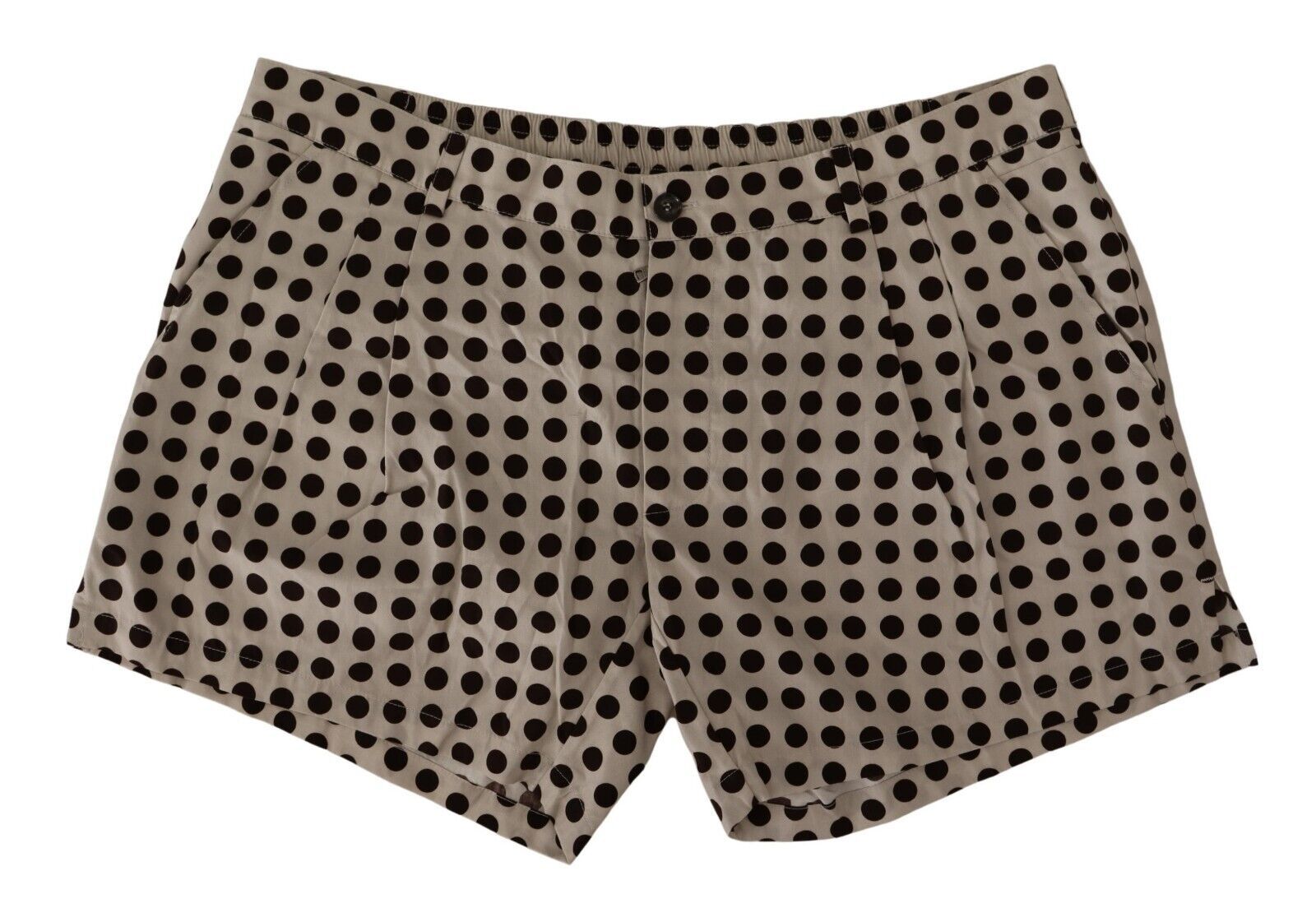 Dolce & Gabbana Elegant Polka Dot Cotton Shorts - Sandy Store ByNet