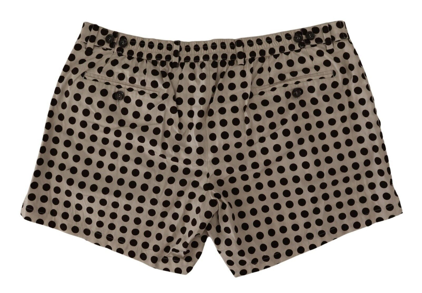 Dolce & Gabbana Elegant Polka Dot Cotton Shorts - Sandy Store ByNet