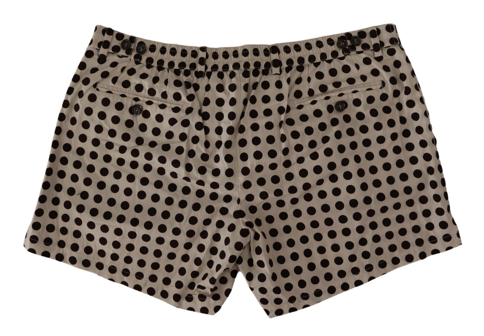 Dolce & Gabbana Elegant Polka Dot Cotton Shorts - Sandy Store ByNet