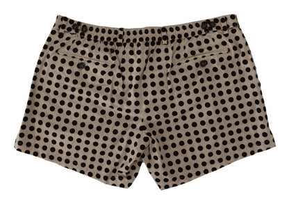 Dolce & Gabbana Elegant Polka Dot Cotton Shorts - Sandy Store ByNet