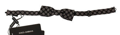 Dolce & Gabbana Elegant Polka Dot Silk Bow Tie - Sandy Store ByNet