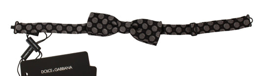 Dolce & Gabbana Elegant Polka Dot Silk Bow Tie - Sandy Store ByNet