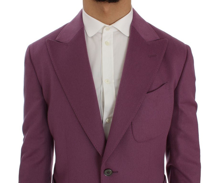 Dolce & Gabbana Elegant Purple Cashmere - Silk Blend Blazer - Sandy Store ByNet