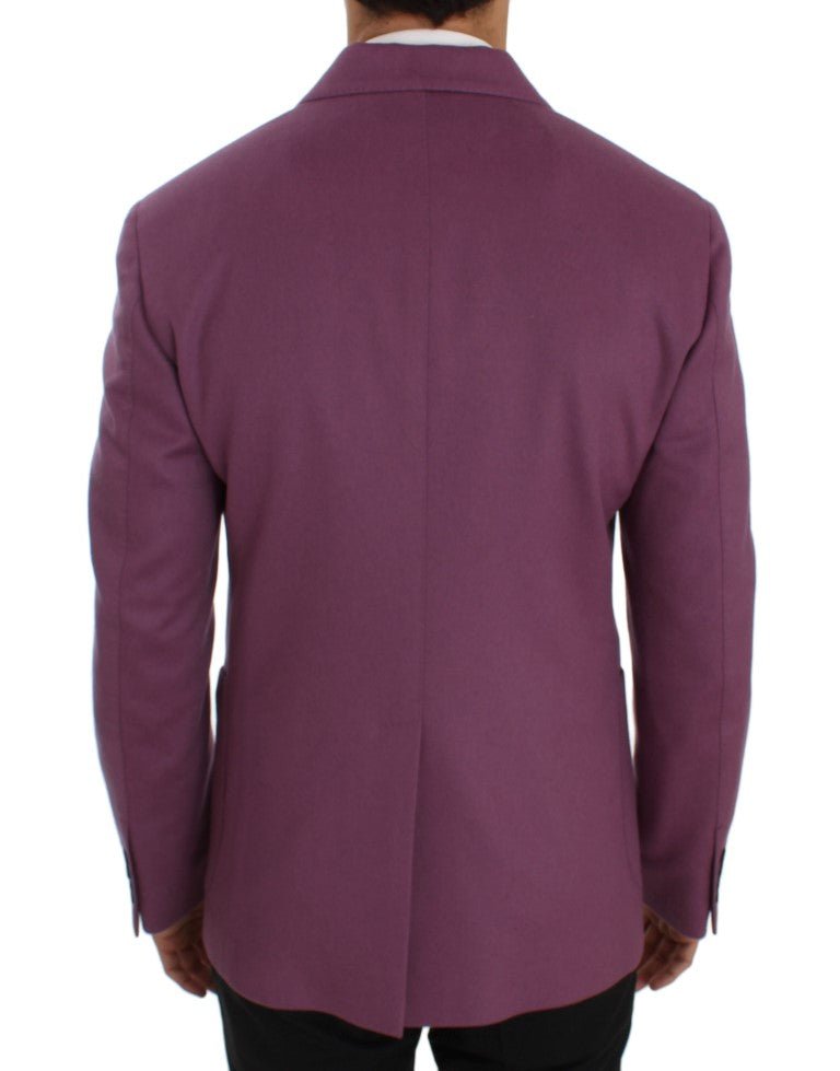 Dolce & Gabbana Elegant Purple Cashmere - Silk Blend Blazer - Sandy Store ByNet