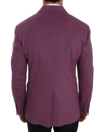 Dolce & Gabbana Elegant Purple Cashmere - Silk Blend Blazer - Sandy Store ByNet