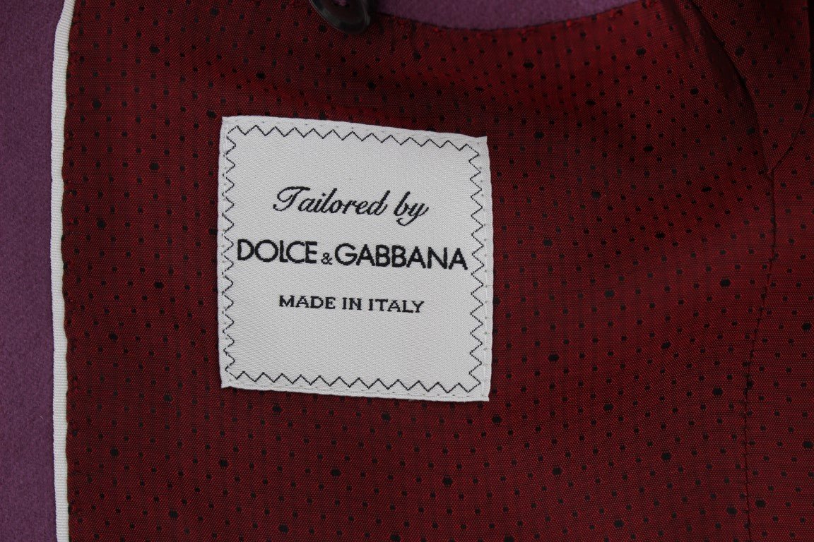 Dolce & Gabbana Elegant Purple Cashmere - Silk Blend Blazer - Sandy Store ByNet