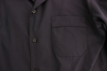 Dolce & Gabbana Elegant Purple Striped Cotton Nightshirt - Sandy Store ByNet