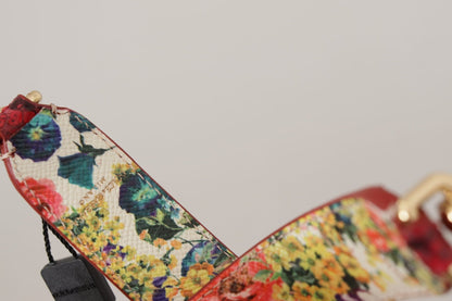 Dolce & Gabbana Elegant Red Python Leather Bag Strap - Sandy Store ByNet