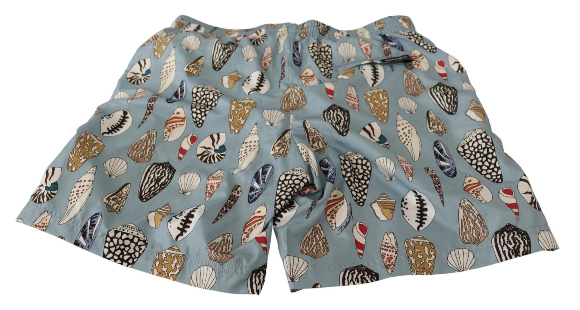 Dolce & Gabbana Elegant Seashell Print Swim Trunks - Sandy Store ByNet