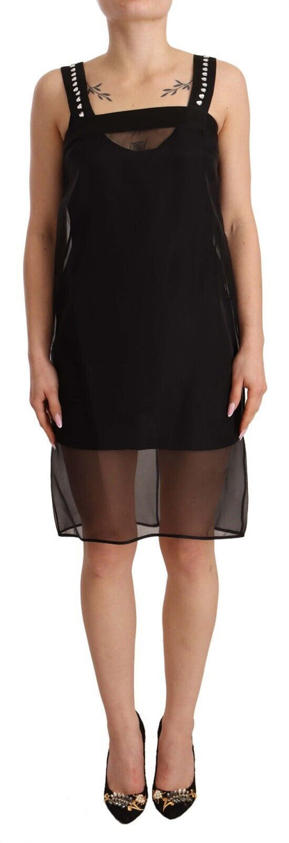 Dolce & Gabbana Elegant Sheath Mini Dress with Crystals - Sandy Store ByNet