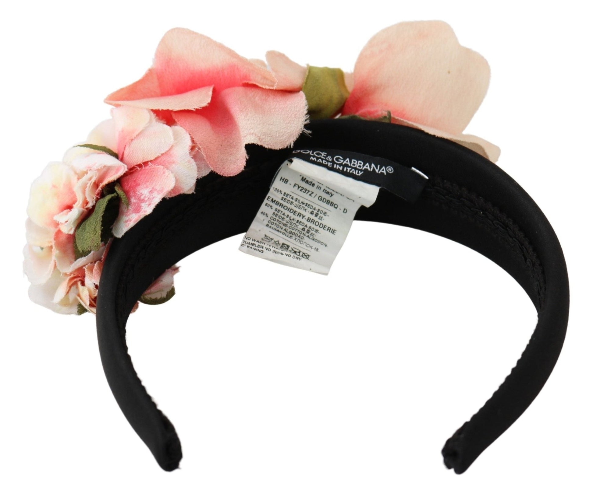 Dolce & Gabbana Elegant Silk Designer Headband Tiara - Sandy Store ByNet