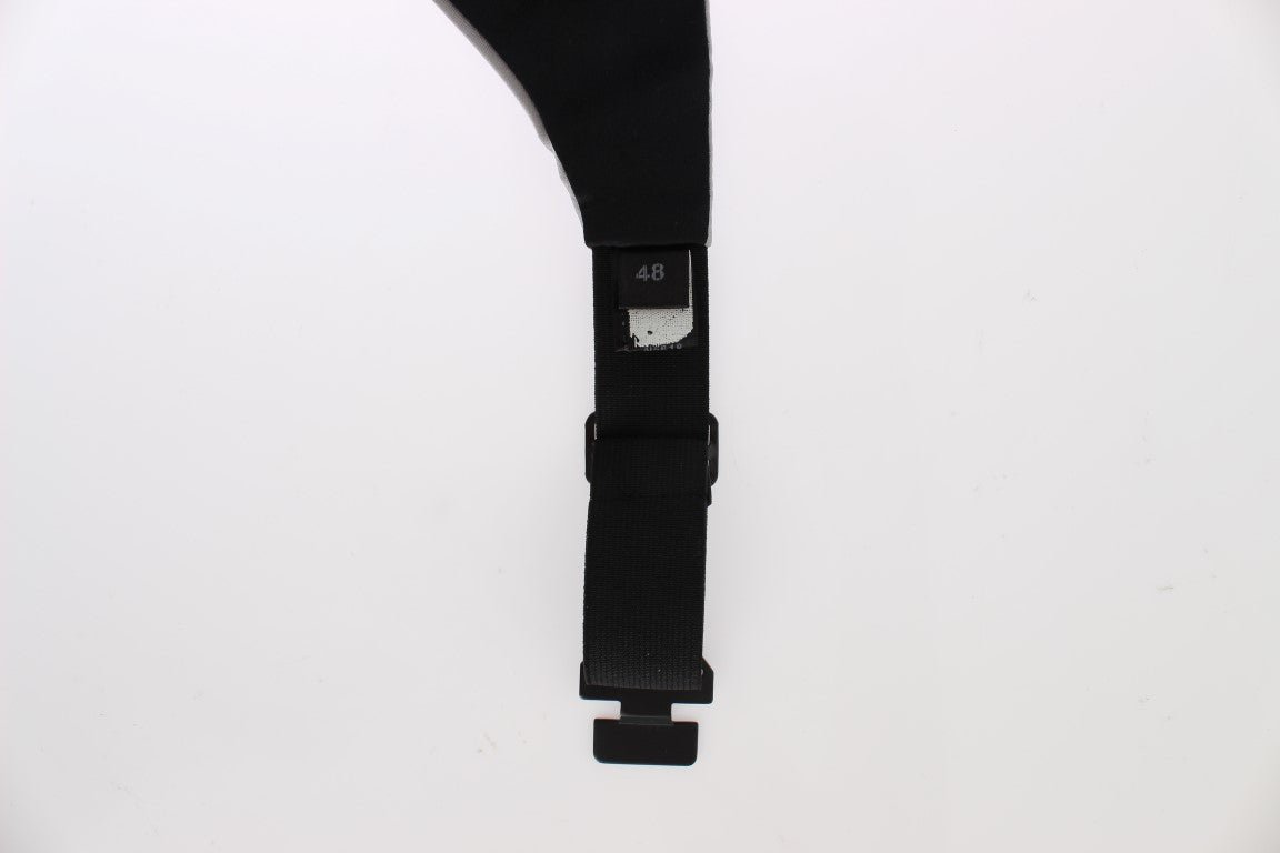 Dolce & Gabbana Elegant Silk Gray Cummerbund - Sandy Store ByNet