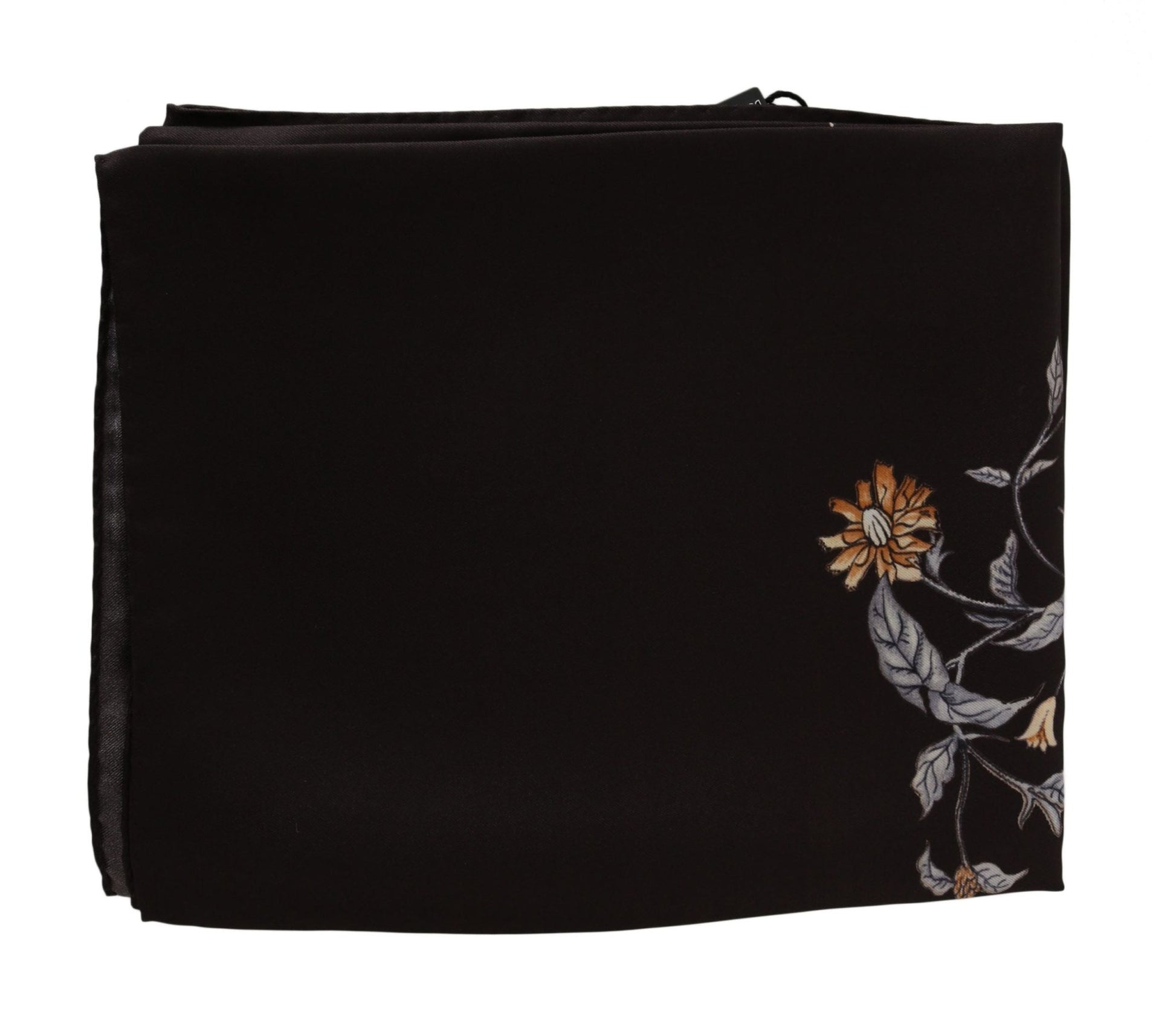 Dolce & Gabbana Elegant Silk Scarf Wrap in Luxe Brown - Sandy Store ByNet