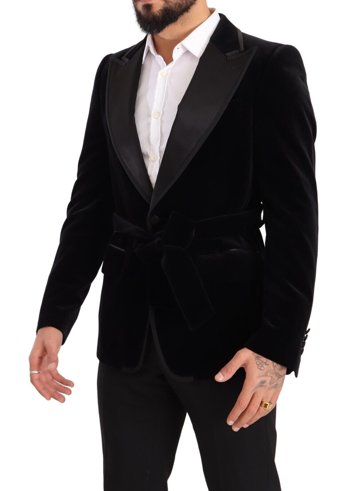 Dolce & Gabbana Elegant Single Breasted Velvet Blazer - Sandy Store ByNet