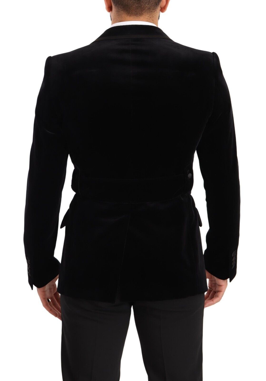 Dolce & Gabbana Elegant Single Breasted Velvet Blazer - Sandy Store ByNet