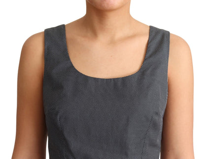 Dolce & Gabbana Elegant Sleeveless Polka Dot A - Line Dress - Sandy Store ByNet