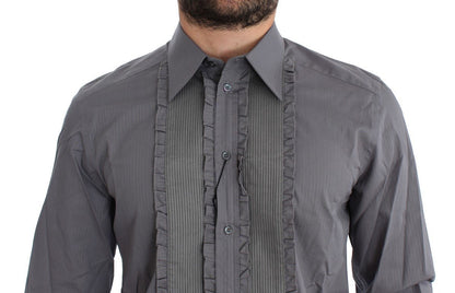 Dolce & Gabbana Elegant Slim Fit Cotton Dress Shirt - Sandy Store ByNet