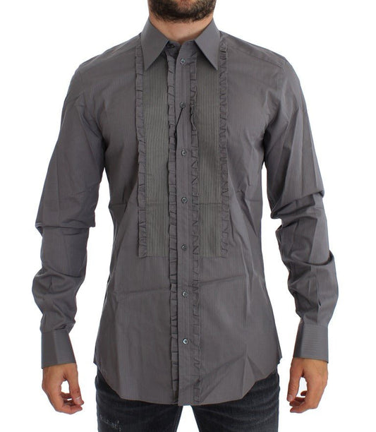 Dolce & Gabbana Elegant Slim Fit Cotton Dress Shirt - Sandy Store ByNet