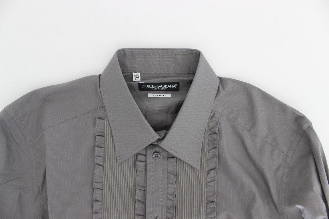 Dolce & Gabbana Elegant Slim Fit Cotton Dress Shirt - Sandy Store ByNet