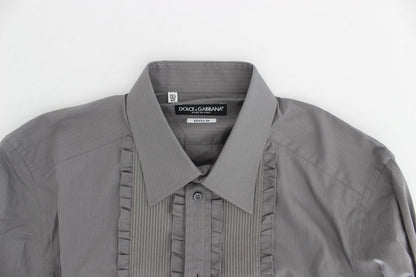 Dolce & Gabbana Elegant Slim Fit Cotton Dress Shirt - Sandy Store ByNet
