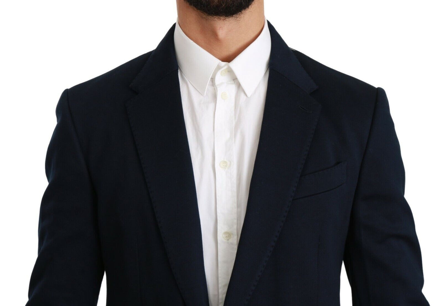 Dolce & Gabbana Elegant Slim Fit Dark Blue Men's Blazer - Sandy Store ByNet