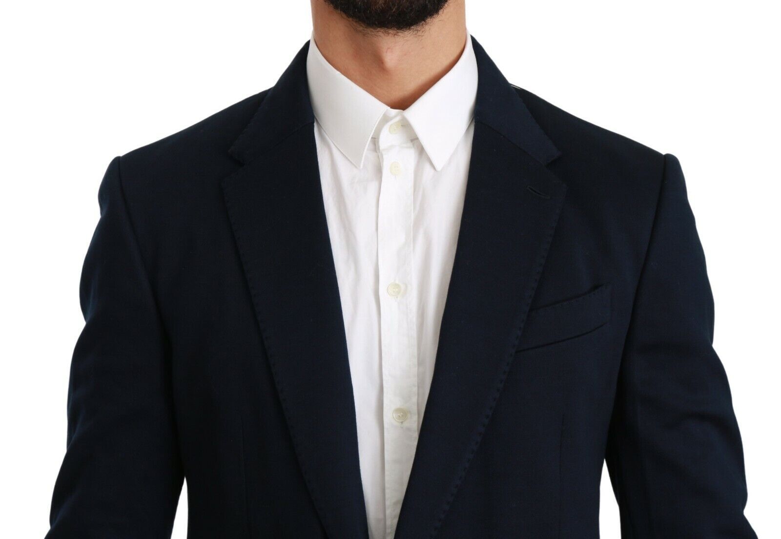 Dolce & Gabbana Elegant Slim Fit Dark Blue Men's Blazer - Sandy Store ByNet