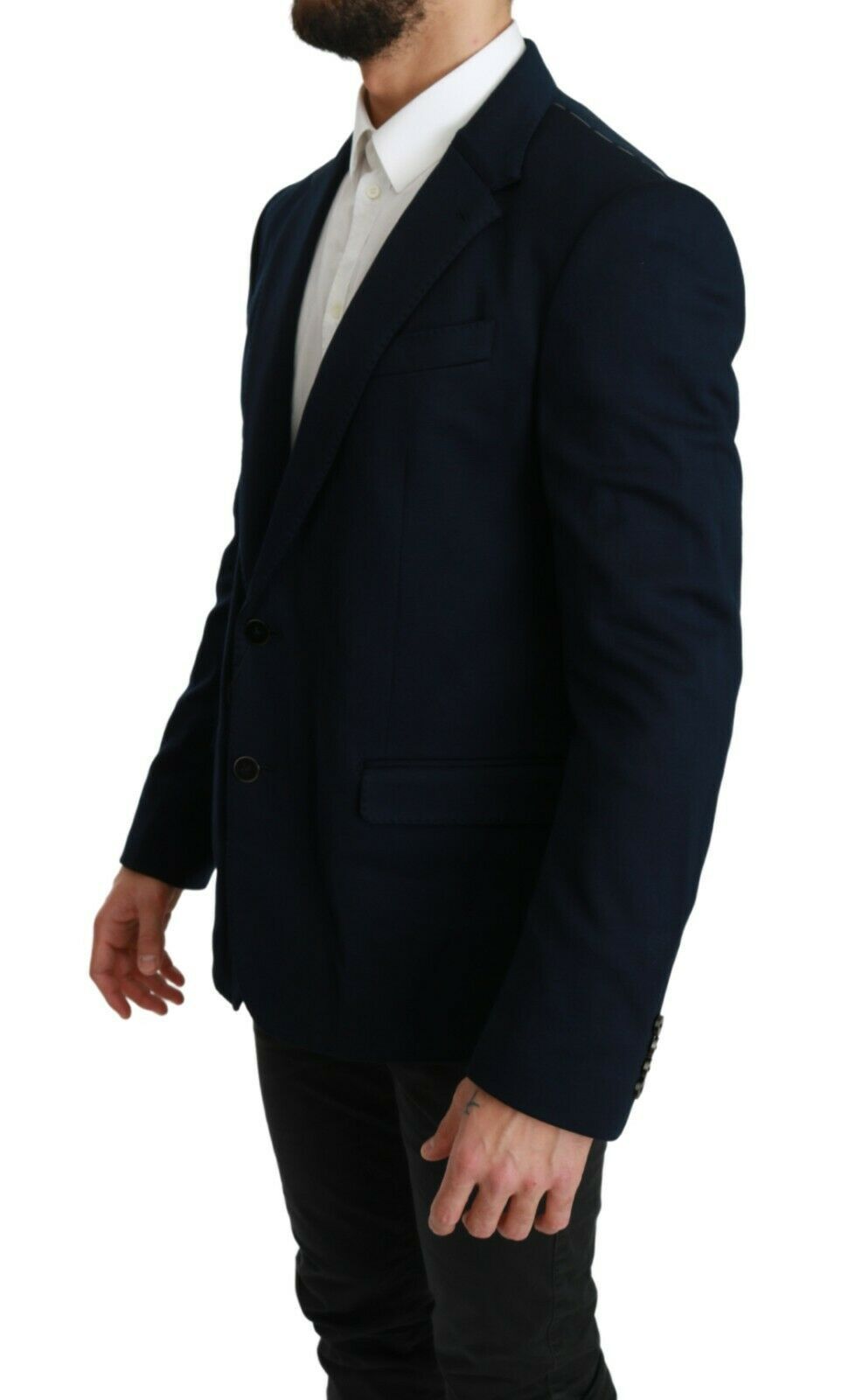 Dolce & Gabbana Elegant Slim Fit Dark Blue Men's Blazer - Sandy Store ByNet