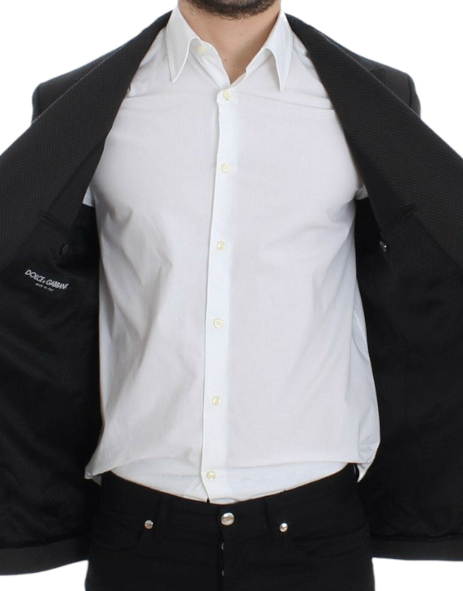 Dolce & Gabbana Elegant Slim Fit Double Breasted Blazer - Sandy Store ByNet