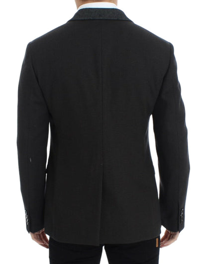 Dolce & Gabbana Elegant Slim Fit Double Breasted Blazer - Sandy Store ByNet