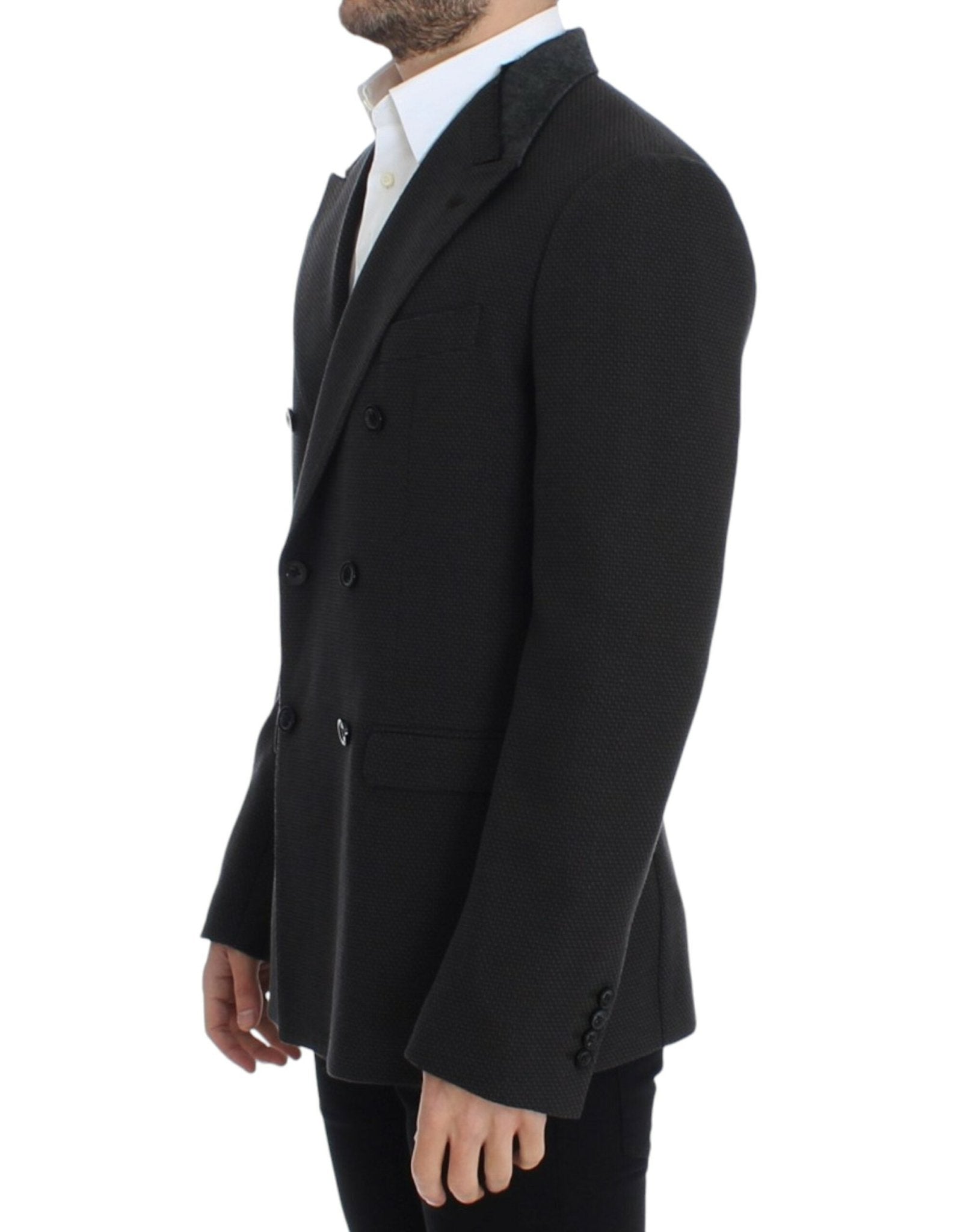 Dolce & Gabbana Elegant Slim Fit Double Breasted Blazer - Sandy Store ByNet