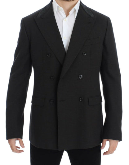 Dolce & Gabbana Elegant Slim Fit Double Breasted Blazer - Sandy Store ByNet