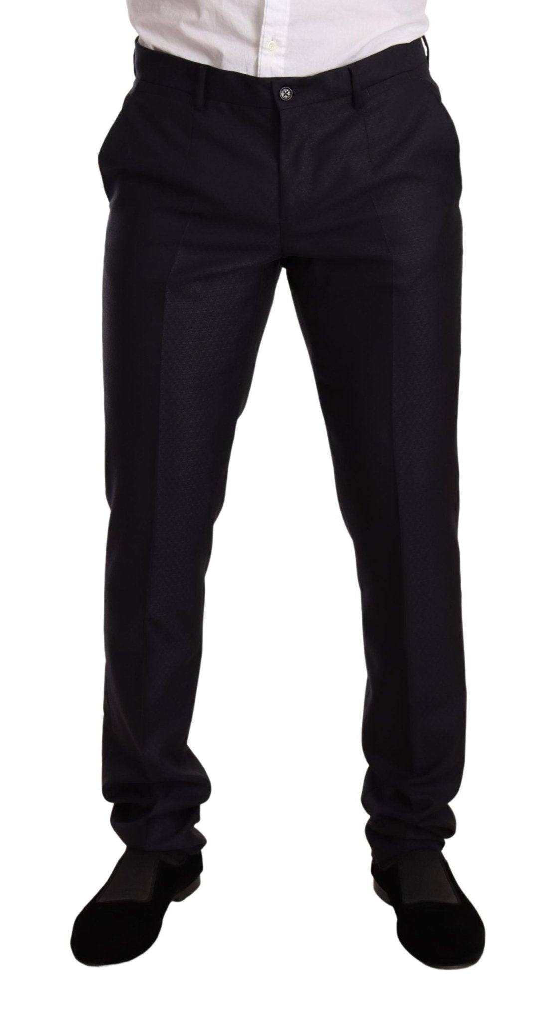 Dolce & Gabbana Elegant Slim Fit Jacquard Suit in Blue - Sandy Store ByNet