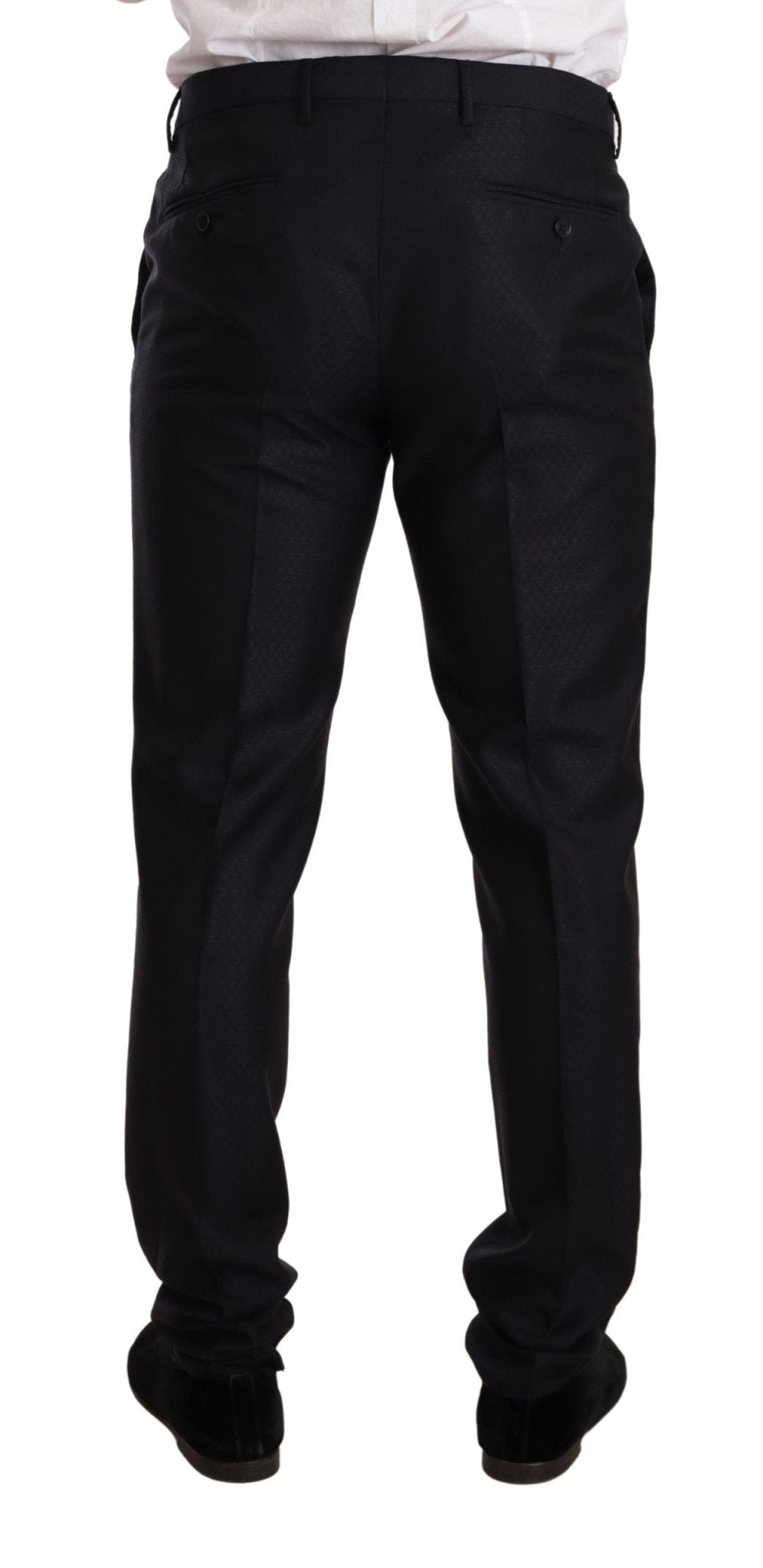 Dolce & Gabbana Elegant Slim Fit Jacquard Suit in Blue - Sandy Store ByNet