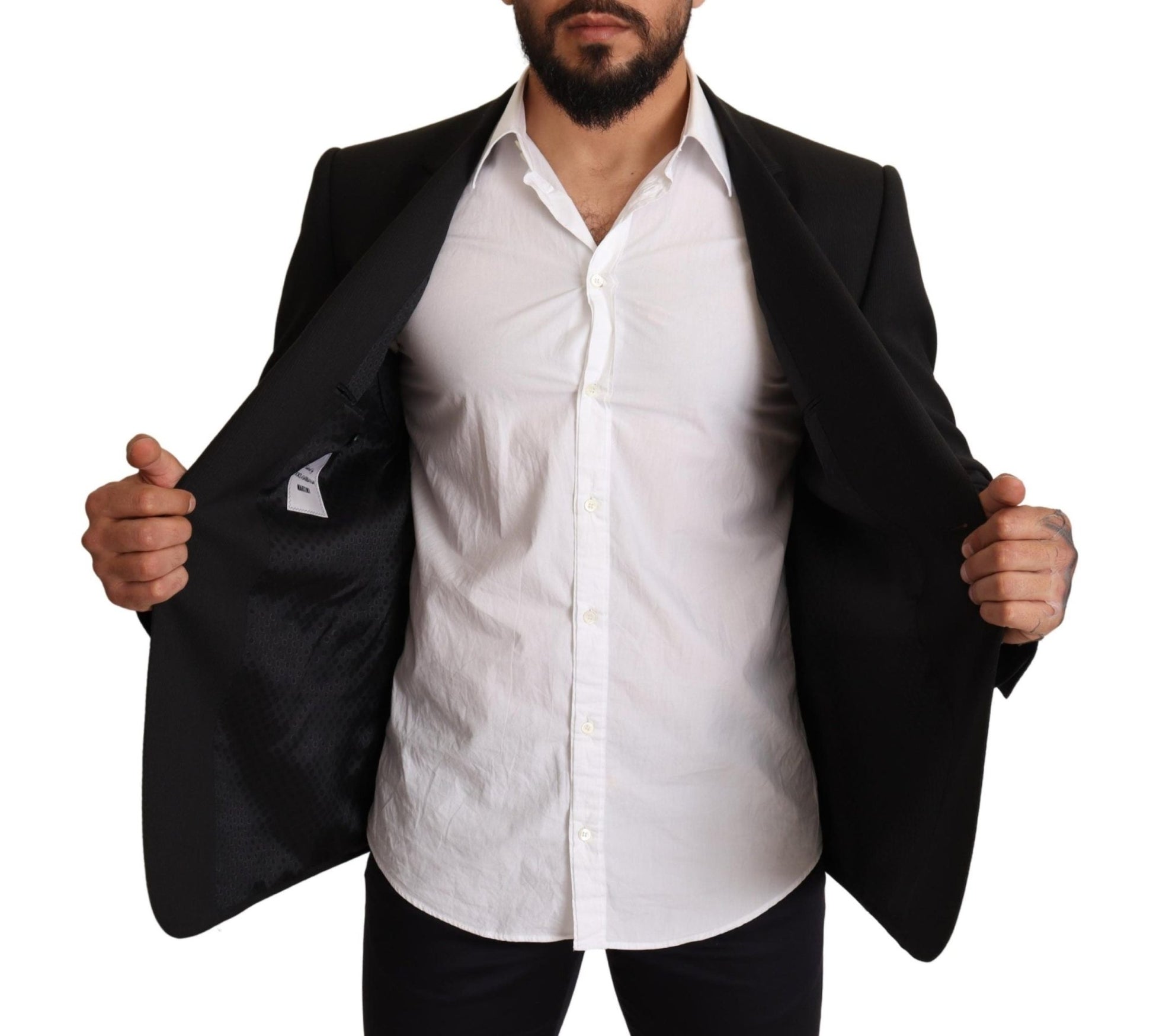 Dolce & Gabbana Elegant Slim Fit Martini Blazer Jacket - Sandy Store ByNet