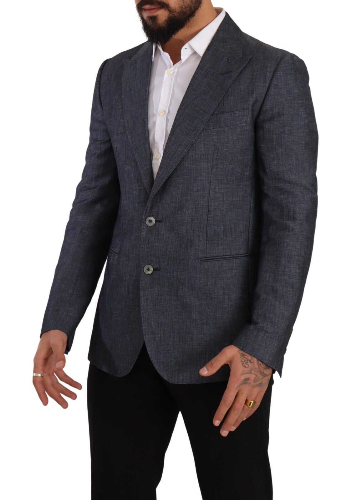 Dolce & Gabbana Elegant Slim Fit Two - Button Blue Blazer - Sandy Store ByNet